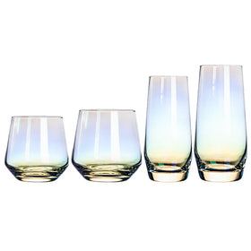STOCK Hot Sale Electric Colored Lead-Free Crystal Glass Cup