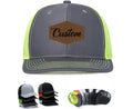 New Slight Bent Trucker Hat Euro-American 112 Flat-Brimmed Men Fishing Shade Breathable Trucker Cap