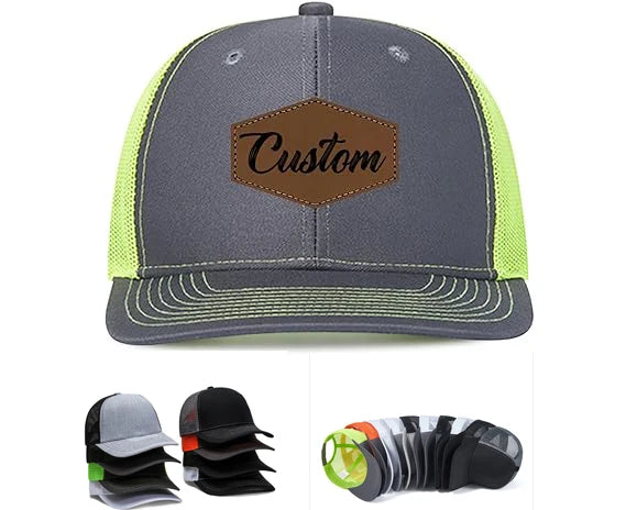 New Slight Bent Trucker Hat Euro-American 112 Flat-Brimmed Men Fishing Shade Breathable Trucker Cap