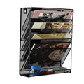 Hot Sale Best Price Wall Mount Magazine Rack Metal Mesh Hanging Newspaper Holder Basket File Folder Document Organizer