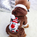 Wholesale Cat Pet Velvet Christmas Deer Face Pet Clothes
