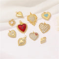 Trendy Wholesale Micro-inlaid Zircon love Necklace Pendant Jewelry Accessories