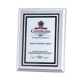 Unique Company Brand Aithorized Certificate White Wooden Crystal Business Annual Trophy Award Plaque Custom