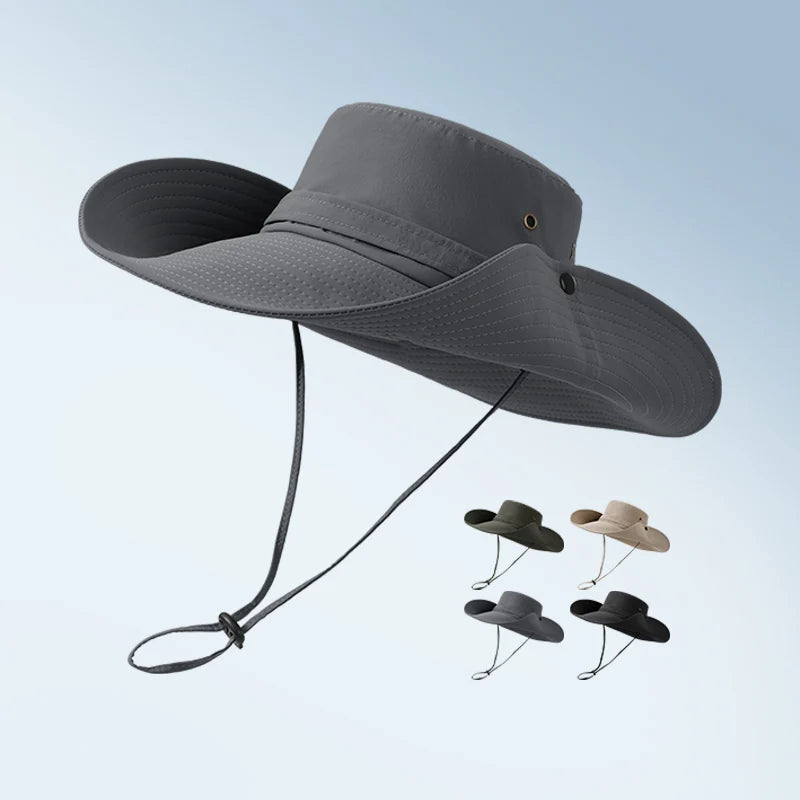 Wholesale Custom logo Big Brim Women Men Fisherman Hiking Mountain Outdoor Summer Bucket Hats