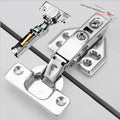 Toco Rustic Stainless Steel Soft Close Recessed Furniture Hinges End Caps Furniture Hinges Self Opening Cabinet Hinges