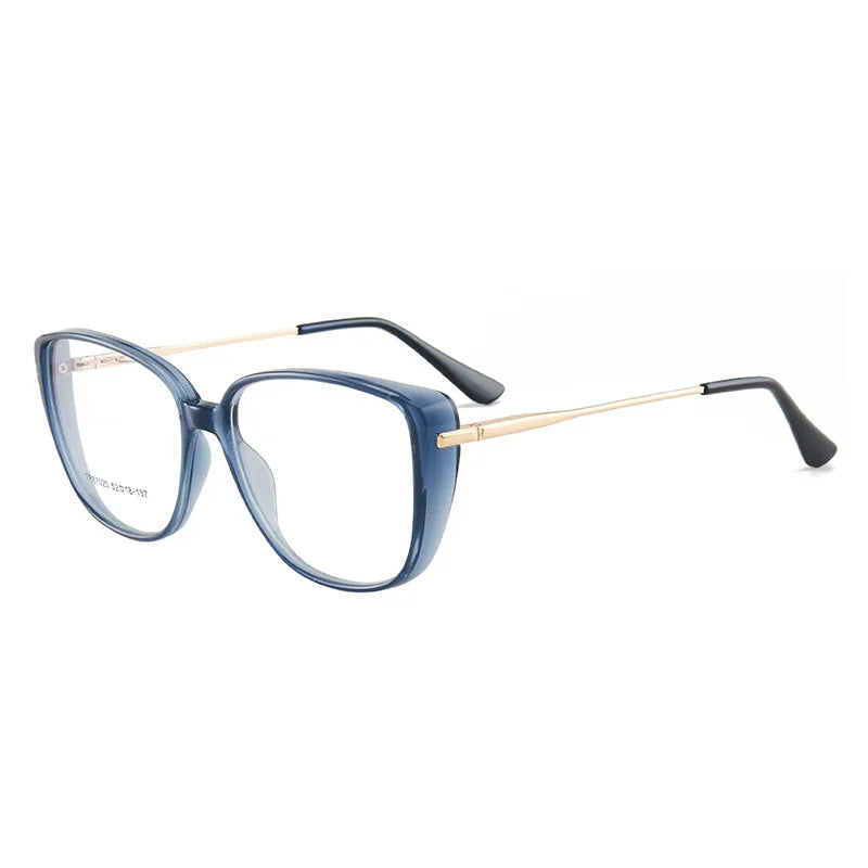 TR90  Women Glasses Frame Anti Blue Light Computer Eyeglasses Fashion Optical Frames Spring Hinge