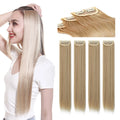 Wholesale SARLA Cheap 20''24''28'' Multiple Colour Long Straight Synthetic Natural Clip-in One Piece Japan High Temperature