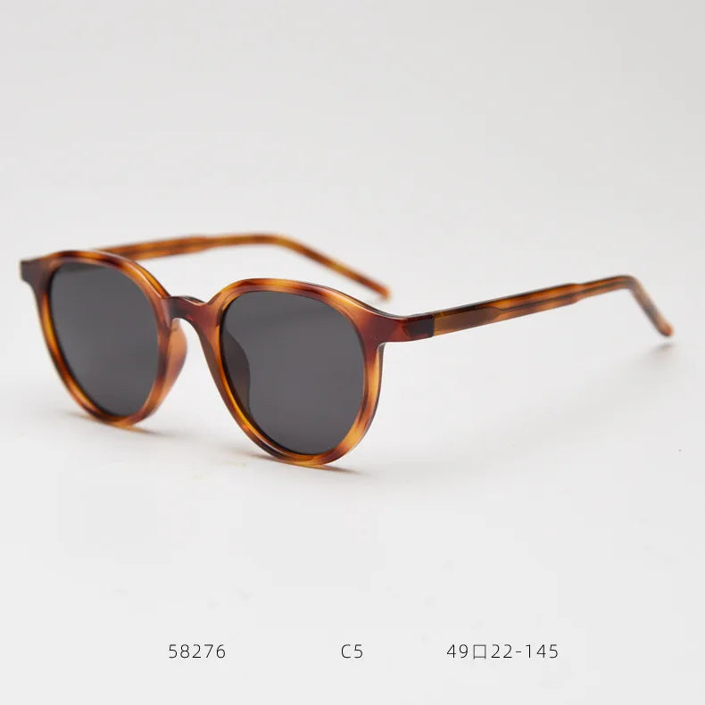 2025 DESIGN Men Women Classic Retro Rivet Polarized Sunglasses TR90 Legs Lighter Design Oval Frame UV400 Protection Oculos