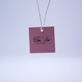 Labels Design Custom Printed Hologram Foil Name Logo Clothing Paper Hang Tags With Ribbon String