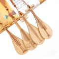 Custom Musical Instruments Bamboo Bookmark for Promotional Bookmarks and Note Taking
