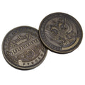 Russian Collectibles Art Souvenirs Million Ruble Commemorative Coins Metal Double Sided Embossed Gold Plated Coins