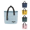 Wholesale Foldable Letter Pattern Insulated Lunch Cooler Bag with Handle Stylish Style for Portable Food Storage