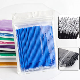 100pcs Micro Brush for Grafting Eyelash Extension Disposable Applicators Lash Micro Brush