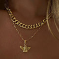 New Trendy Wholesale Custom Women's 18k Gold Silver Plated Stainless Steel Curb Cuban Link Chain Necklace