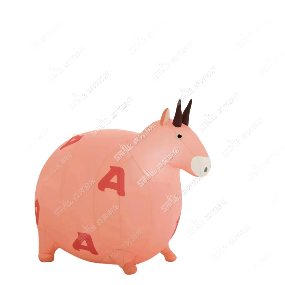 Factory Price Manufacturer Inflatables Cartoons Advertising Mascot Inflatable Fat Horse Cartoon Custom