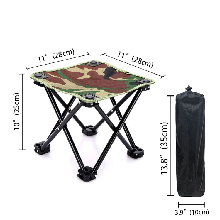 Hot Sale Outdoor Customized Logo Traveling Stool Foldable Fishing Folding Chair Foroutdoor Activities Portable Camping Stool