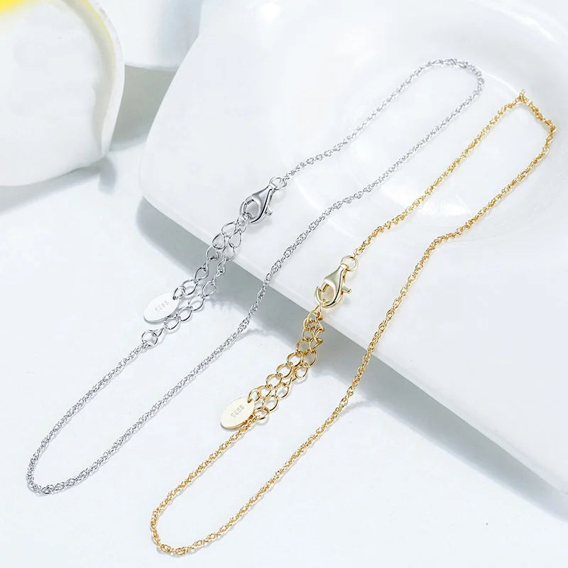 Wholesale NEW 14K Gold Plated Twisted Anklet 925 Sterling Silver Double Buckle Cross Link Chain Anklets Summer Beach Sandal Gift