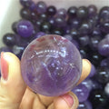Natural Amethyst Sphere Purple Crystal Quartz Healing Stones Amethyst Ball for Fengshui
