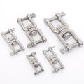 Universal Swivel Ring Figure 8 Ring Stainless Steel with Plastic Chain for Buckle Rigging Hardware Carton Box Packaging