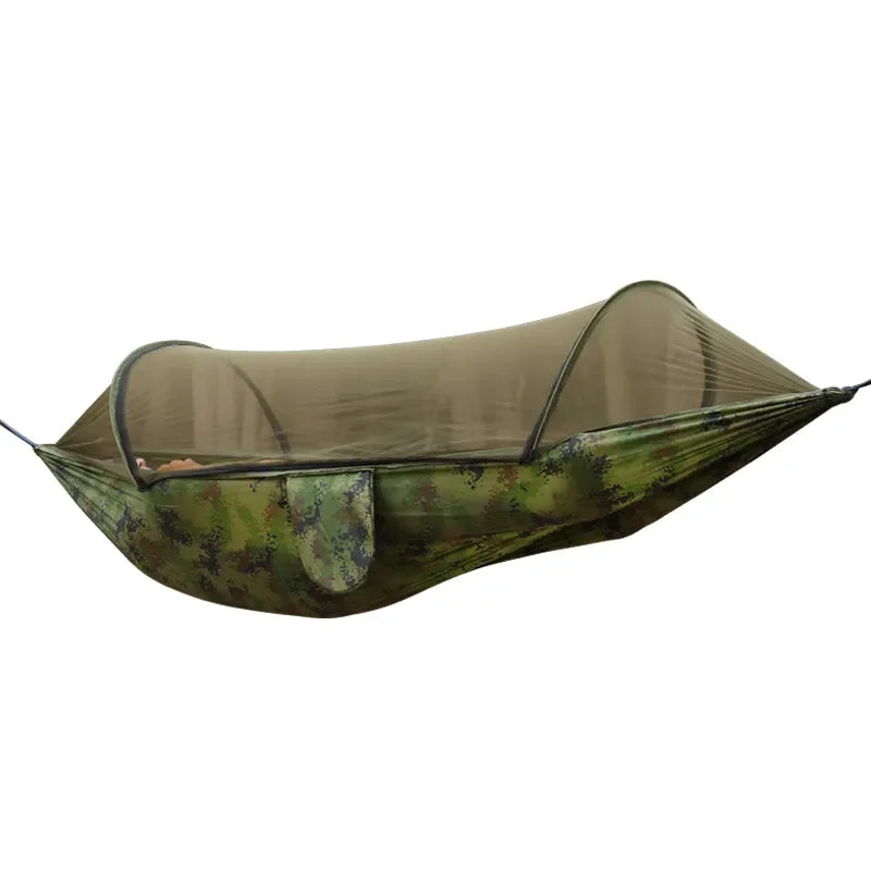 MINGCHAN  Lightweight Hammocks Convenient Quick Opening Camping Pop -Up Hammock With Mosquito Net
