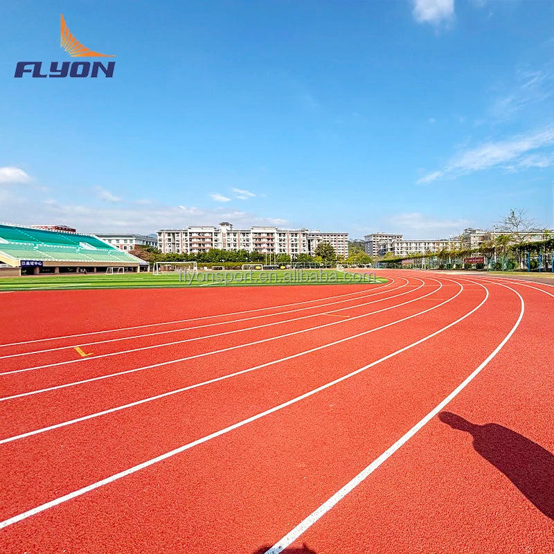 High-Performance Tartan Track Sports Running System for Soccer Durable Rubber Material for Stadiums