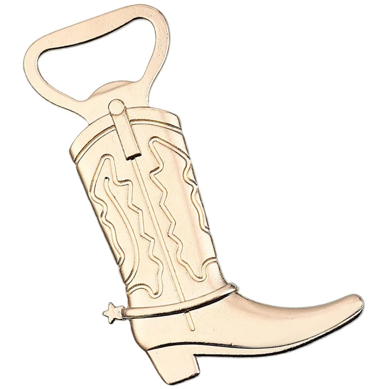 Personalized Party Gifts Boot Beer Opener for Wedding Guest Return Souvenirs Cowboy Boots Beer Bottle Opener