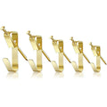 Metal Hooks for Hanging Pictures with Nails - Wall Hooks for Picture Frame/Canvas/Mirror/Art Picture Hanging Kit