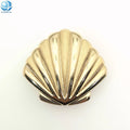 2025 New Elegant Simple Metal Scallop Shell Shape Swimwear Buckle for Underwear Front Decoration Accessories Bikini Connectors