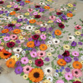 3D Floral Heavy Embroidery Dress Embroidery Haute 3d Flower Lace Fabric
