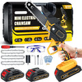 Electric Power Man Mini Wood Cutting Machine 20V Cordless Circular Saw Chainsaw Chain Saws With 2 Battery