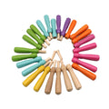 Multiple Handmade Felting Needles Wooden Handle Handicraft Tools Kit Color Coded Design Folk Art Style DIY Toys Customizable