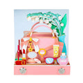 Drop Shipping Romantic Gifts 3D Memo Pad Logo Custom Notepad Paper Bag Block Note Luxury Bags Gifts for Women Girl