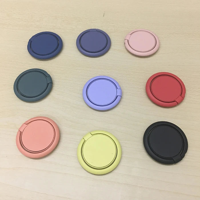 Colorful Metal 360 Degree Rotation Finger Ring Kickstand for All Phones