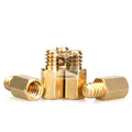 Threaded UNC 6#-32X6+4mm/6#-32X6.5+4mm Spacer Pillar Computer PC Motherboard Female Male Standoff Spacer Hex Brass Standoff