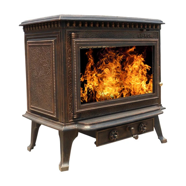 Freestanding Modern Cast Iron Wood Burning Stove-Factory Direct Supply Indoor & Outdoor Use 5-Year Warranty