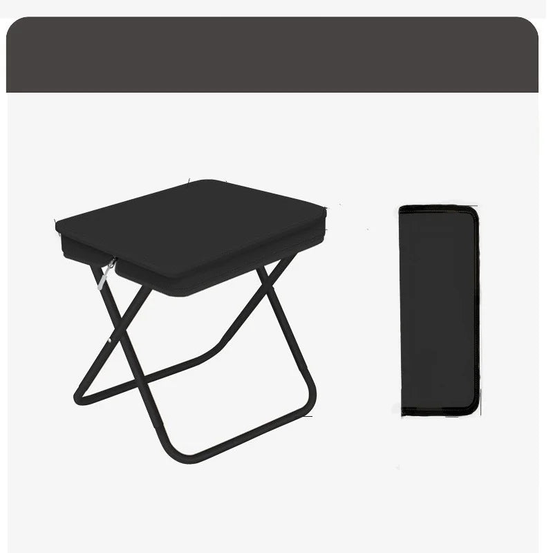 Folding Chair Outdoor Camping Multifunctional Stool Ultralight Fishing Stool Portable Leisure Handbag Chair Outdoor Furniture