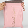 Free Shipping Women's Clothing Plastic Bags Personalized Silk Screen Printed Shipping Bag Poly Material Use for Fur
