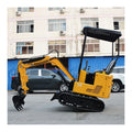 Yellow Chinese Manufacturer 1.2 Ton Mini Excavator Crawler Excavators