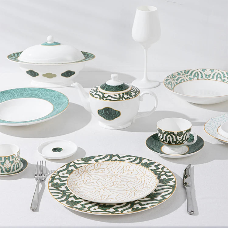 PITO Wholesale Hotel Table Ware Ceramic Porcelanato Vintage Ceramic Tableware Platos Hosteleria Restaurant Dinnerware