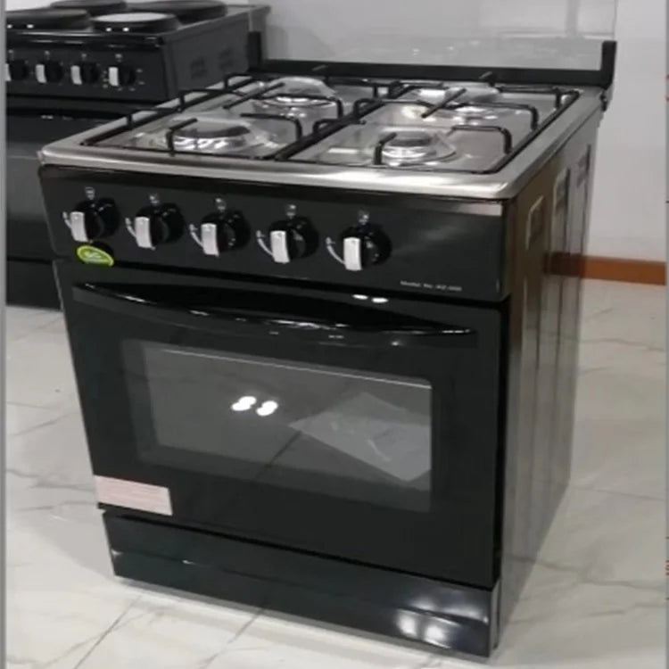 Freestanding 4-Gas Burner Induction Electric Cooker Smart Stainless Steel Range LPG Gas Electronic Ignition Portable Household