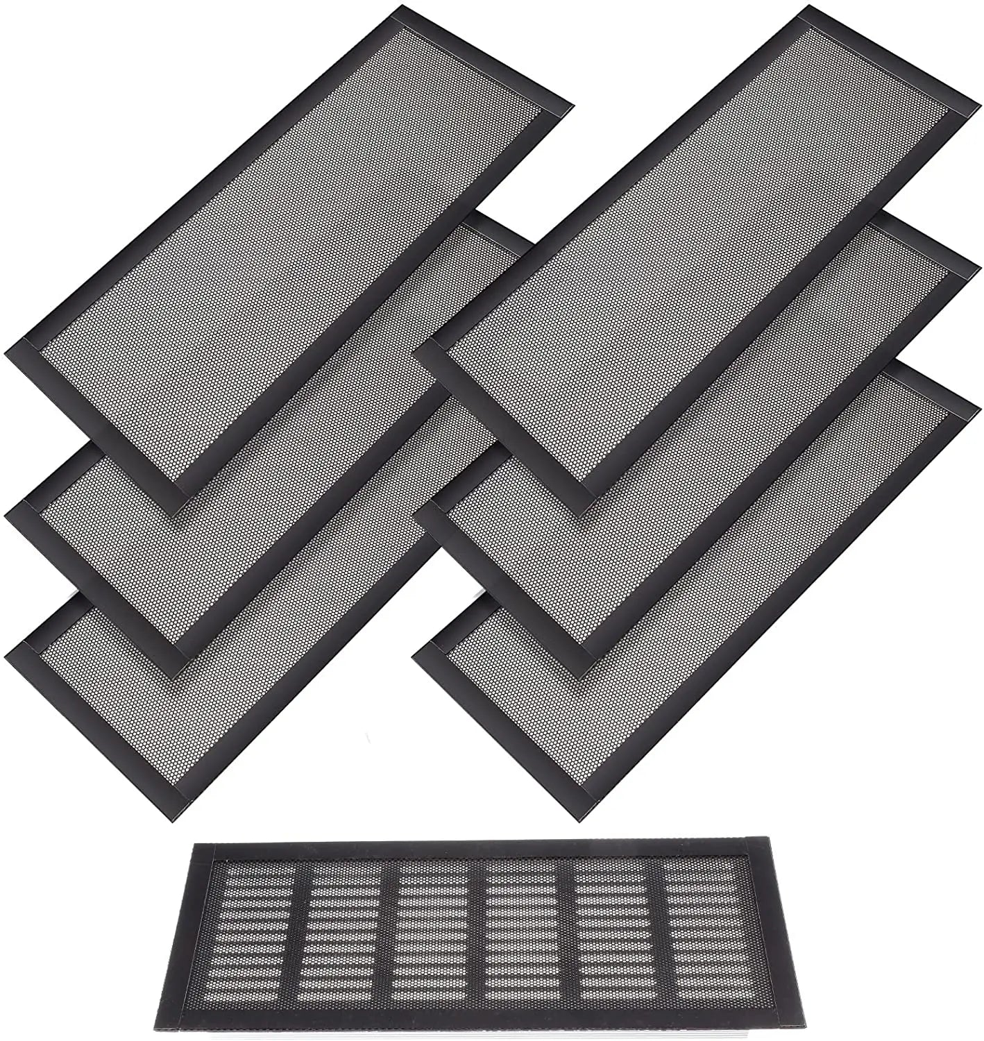 Magnetic Rectangle Air Vent Screen Cover Ultra Fine Mesh PC Fan Filter