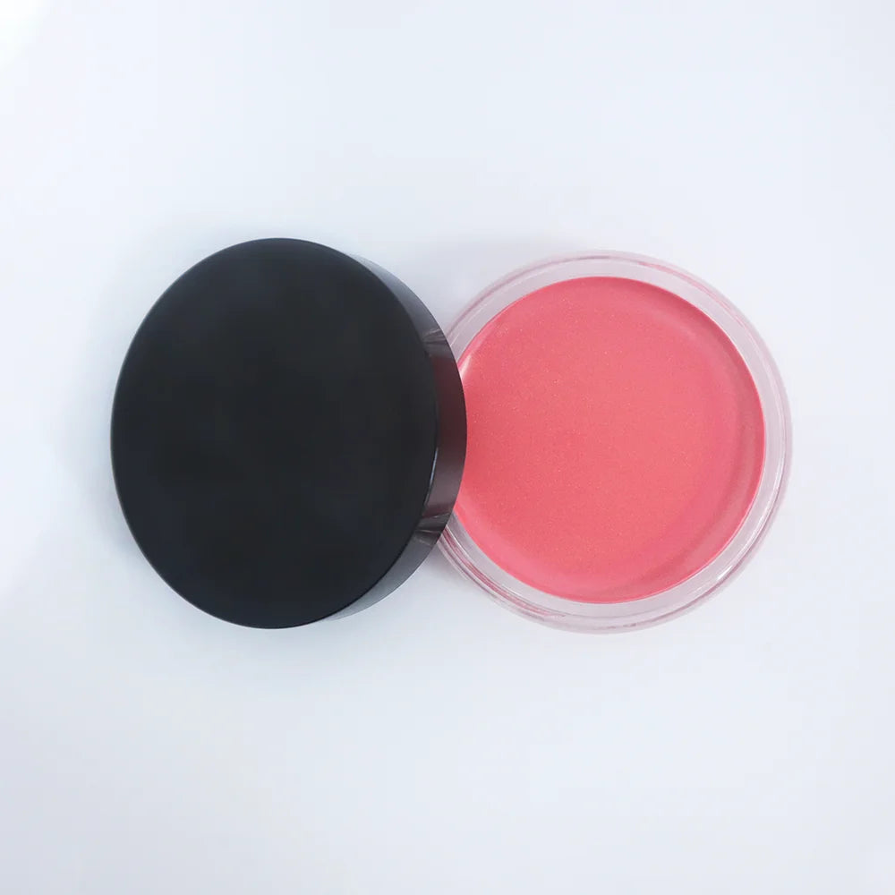 Low Moq Vegan Cruelty Free Private Label Single Waterproof Cream Compact Makeup Putty Natural Pot Blush
