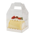 4inch 5inch 6 Inch 7 Inch Small and Strong clear Carriage Bento Box for Mousse Cake