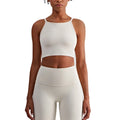 Women's Lightweight Breathable Crop Top with Long Sleeves Custom Logo Fitness Sports Top Strong Support Seamless Design