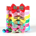 Wholesale New Cute Colorful Bowknot Bell Pet Cat and Dog Collar Cheap