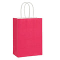 Luxury Kraft Paper Bag for Sushi Jelly Cosmetics Clothing Promotion Packaging Colorful Handles Lamination Ribbon Accessories