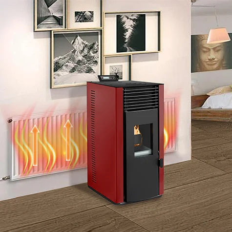 PANSEE PG-200 20kw Pellet Boiler Steel Modern Design Freestanding Outdoor Use Remote Control Indoor Heating 2-Year Warranty