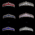 Wedding Crown for Bride Bridal Princess Crown for Girls Pageant Tiara Headband Rhinestone Prom Party Tiara