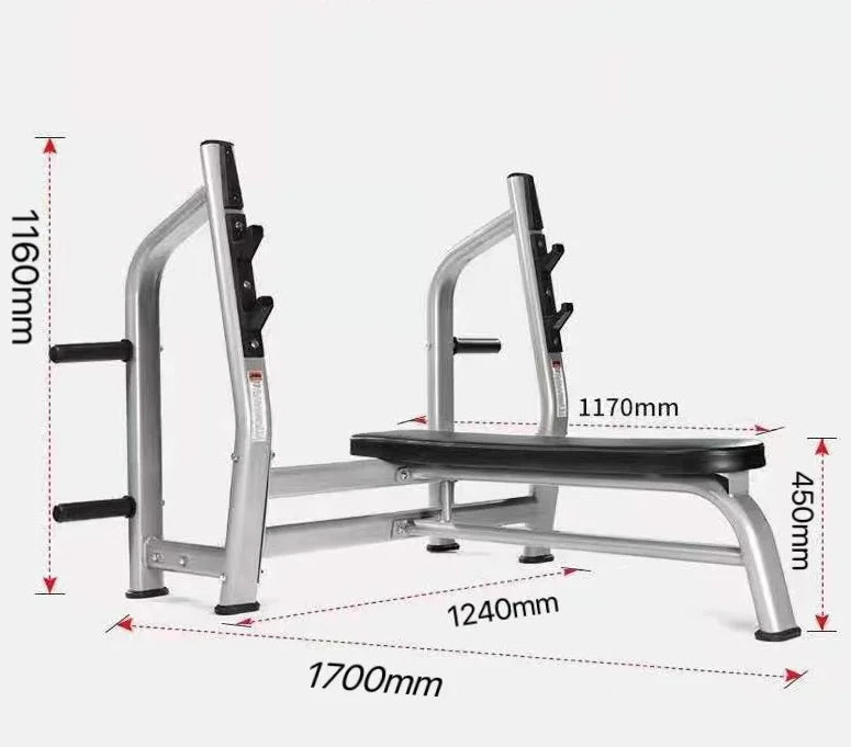 Gym Weight Lift Flat Bench Commercial Gym Fitness Squat Equipment Dumbbell Weight Lifting Bench