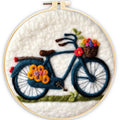 CHENISTORY DIY Wool Felting Painting With Embroidery Frame 20x20cm Needle Wool Painting Picture Handwork for DIY Gift